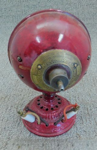 Antique Electro Dental Mfg.  Co.  110 Volt Direct Current Electric Ball Motor