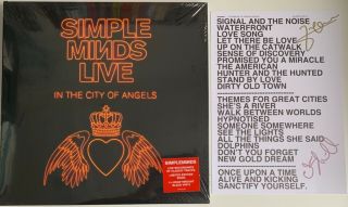 Simple Minds Live In The City Of Angels Limited Book & 4xvinyl,  Signed Set List