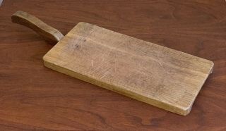 Antique Primitive Wood Bread Cheese Herb Cutting Board Vintage Rustic Farmhouse