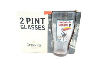 Guinness Pint 20oz Glasses My Goodness & Lovely Day For A,