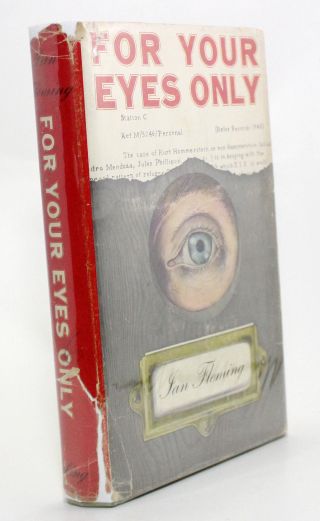 For Your Eyes Only James Bond Ian Fleming First U S Edition Book 1960 Viking Vtg