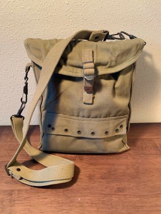 1942 1943 1944 Us Ww2 M1936 M36 Musette Bag Back Pack Wwii Haversack Ammo