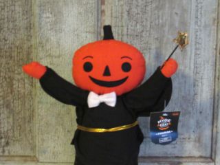Hyde and EEK Target Halloween Felt Figure doll Pumpking Jack O Lantern Wizard LG 2