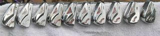 Sweet Vintage Macgregor Tourney Colokrom M75 Irons 2 - Pw,  Sw W26