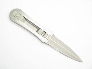 VTG GERBER USA 1985 1st PRODUCTION BLACKIE COLLINS CLIP LOCK DAGGER DIVE KNIFE 3