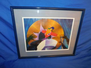 Don Bluth Production Cel From Rock - A - Doodle Limited Edition 57/100