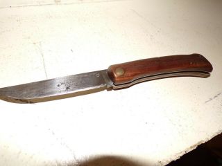 Friedr Herder Abr Sohn Solingen Germany Vintage Carbon Pocket Knife