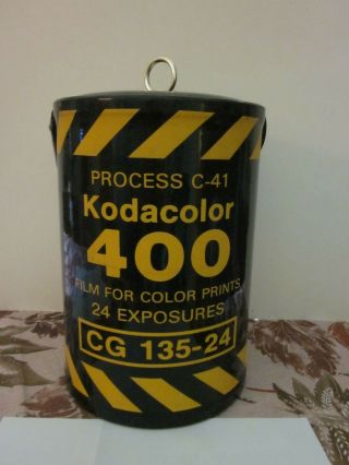Vintage Kodak Kodacolor C - 41 Camera Film Roll Ice Cooler Bucket Chest Vgc