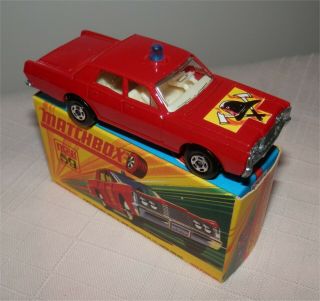 1970s.  Matchbox.  Lesney.  Superfast,  59 Fire Chief Car. ,  All