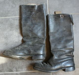 German Ww 2 Soldiers Leather Boots