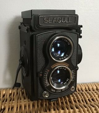 Seagull Tlr Camera,  Twin Lens Reflex Vintage Antique