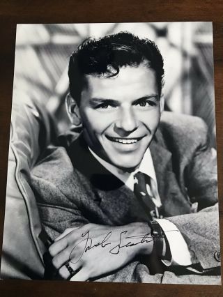 Vintage Frank Sinatra Signed Photo 8x10
