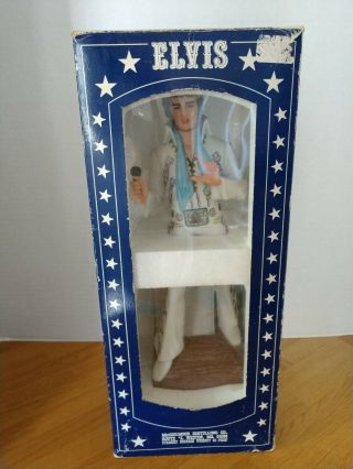 Vintage 1977 Elvis Presley Mccormick Decanter/music Box Styrofoam