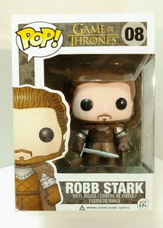 Robb Stark 08 Game Of Thrones Funko Pop Vinyl 2013 Box