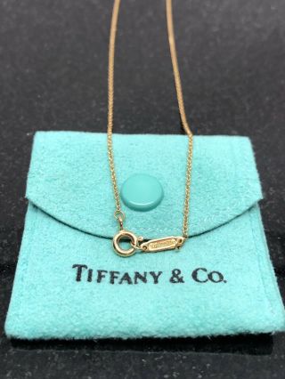 Tiffany & Co.  750/18k Yellow Gold Designer Chain Necklace T&co (20” Inch)