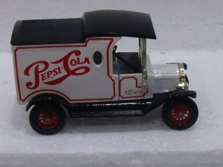 Matchbox Yesteryear Pre Pro Y12 Ford T Pepsi Cola Black Roof & Base Exemployee