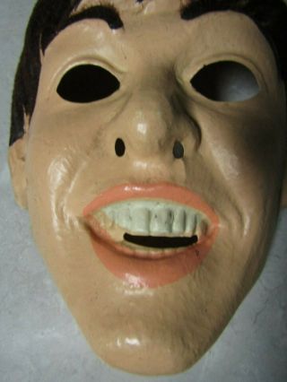 Vintage 1965 Beatles Paul McCartney Halloween Costume Mask - Ben Cooper 2