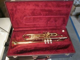 Vintage King 600 Tempo Trumpet With Case Made In The Usa Benge Mouthpiece