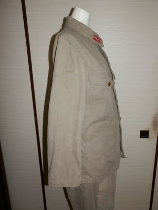 WW2 Japanese Army South front 3rd model year battle clothes.  2 - 1 Very Good 3