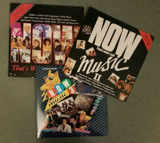 Now Thats What I Call Music 1,  2,  3 Vinyl Bundle Issue