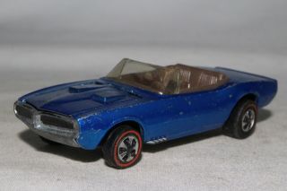 Hot Wheels Redline Custom Firebird,  Metallic Blue,  Usa,