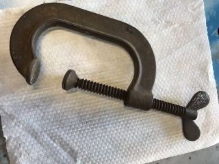 Vintage Circa 1920 Columbian Fisher Body C - Clamp.  4 - 1/2” Opening