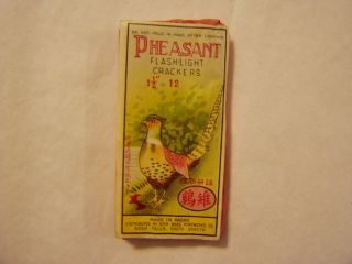 Vintage Class 2 Pheasant Brand 1 1/2 " X 12 