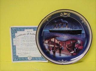 Titanic " The Grand Staircase " Bradford Exchange Collector Plate