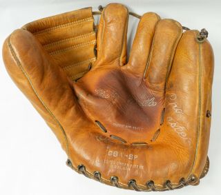 Vintage Olympian Mickey Mantle Baseball Glove Pro Master 1950s Rht Denkert G84