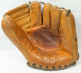 Vintage Olympian Mickey Mantle Baseball Glove Pro Master 1950s RHT Denkert G84 3