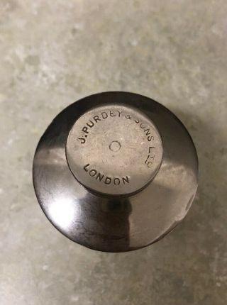Vintage James Purdey & Sons Ltd London Oil Bottle For Hunting Shotguns 3