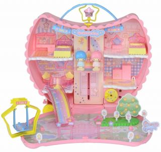 Takara Tomy Koeda Chan Little Twin Stars Kiki & Lala Moon House Doll Set Sanrio