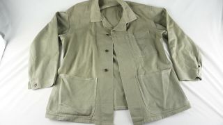 Ww2 Usmc Hbt Herringbone Shirt Jacket Us Marine Corps Buttons Xl 48