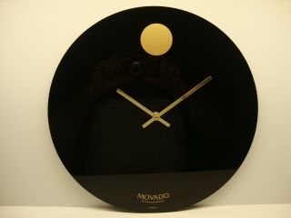 Movado Dealer Wall Clock Display 14” And