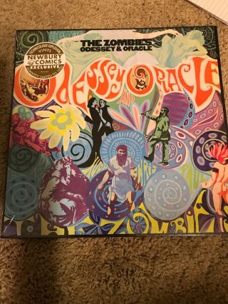 The Zombies Odessey And Oracle Lp Newbury Technicolour Explosion Vinyl Oop