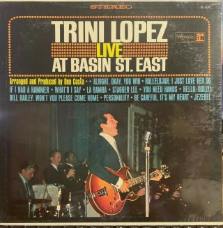- - Trini Lopez - Live At Basin St.  East - Lp - Rs 6134 - 1964