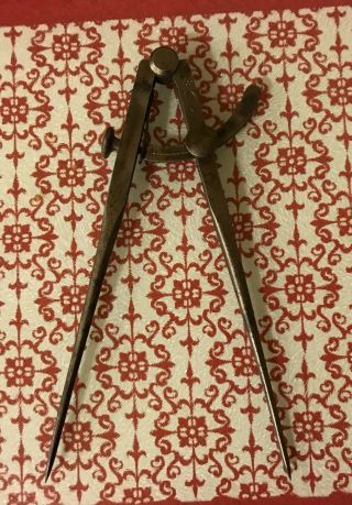Vintage Pexto (made In Usa) Machinist Tool 8” Caliper Divider Layout Tool