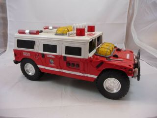 2000 Tonka Fire Rescue Hummer With Lights & Sounds