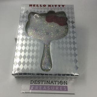 Hello Kitty X Sephora 40th Anniv Crystal Encrusted Ruby Hand Mirror