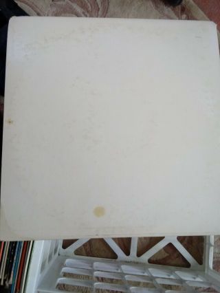 BEATLES ' 68 WHITE ALBUM FIRST PRESSING SWBO - 101 WITH ORIG POSTER W/LYRICS 3