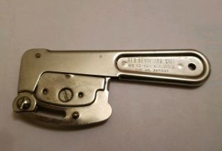 Vintage Red Devil Jak - Nife No.  13 Metal Folding Scraper Knife
