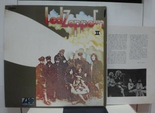 Led Zeppelin / 2,  Rare Korea Orig.  1st Press Lp W/insert Collectible Ex,