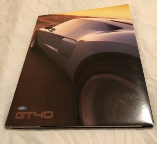2001 2002 Ford Gt40 Concept Car Press Kit For The 2005 - 06 Gt W/cd - Rom