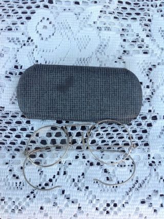Vintage Metal Eyeglasses For Repair/parts 01/10 12k Gf