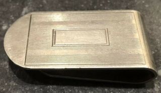 Vintage R.  Blackinton & Co.  For Tiffany & Co.  Sterling Silver Money Clip 1956