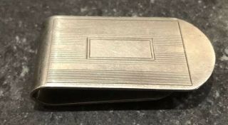 Vintage R.  Blackinton & Co.  For Tiffany & Co.  Sterling Silver Money Clip 1956 2