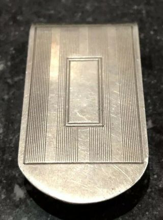 Vintage R.  Blackinton & Co.  For Tiffany & Co.  Sterling Silver Money Clip 1956 3