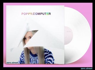Poppy Poppy.  Computer Lp On White Vinyl With Poster