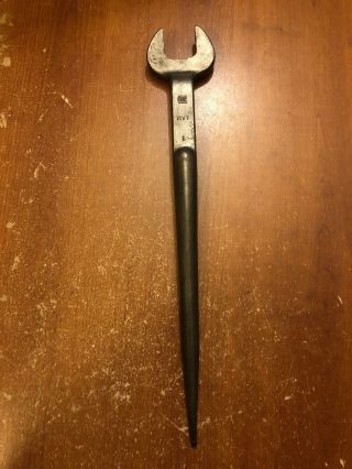 Vintage Bethlehem Steel 1 Spud Wrench 1 - 5/8 " Opening