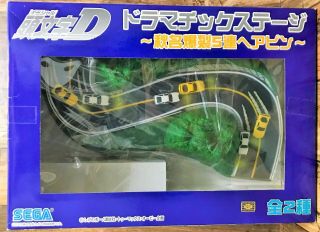 Initial D Dramatic Stage Diorama Akina Downhill Ae86 Vs Fd3s Rx - 7 Sega Japan
